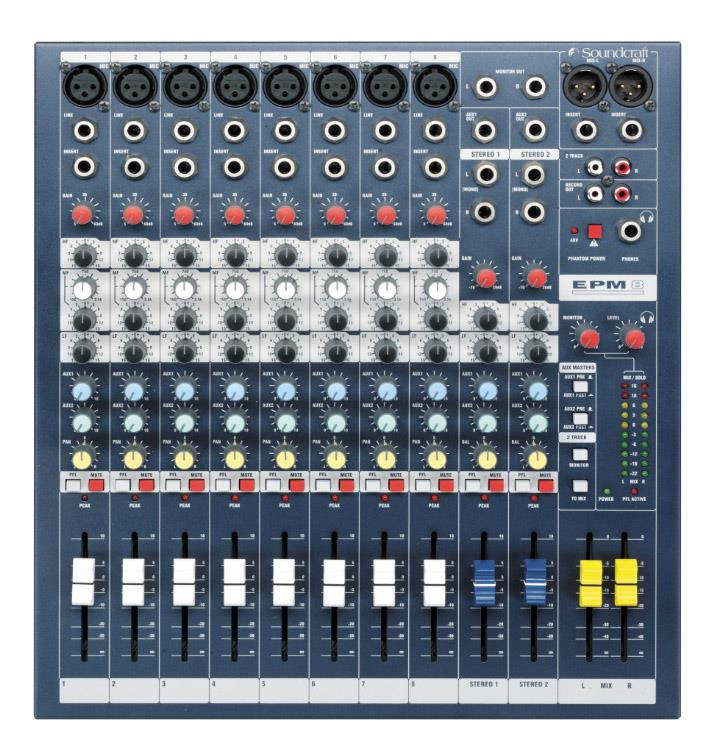 Soundcraft EPM8 - 8-Channel High Performance Mixer