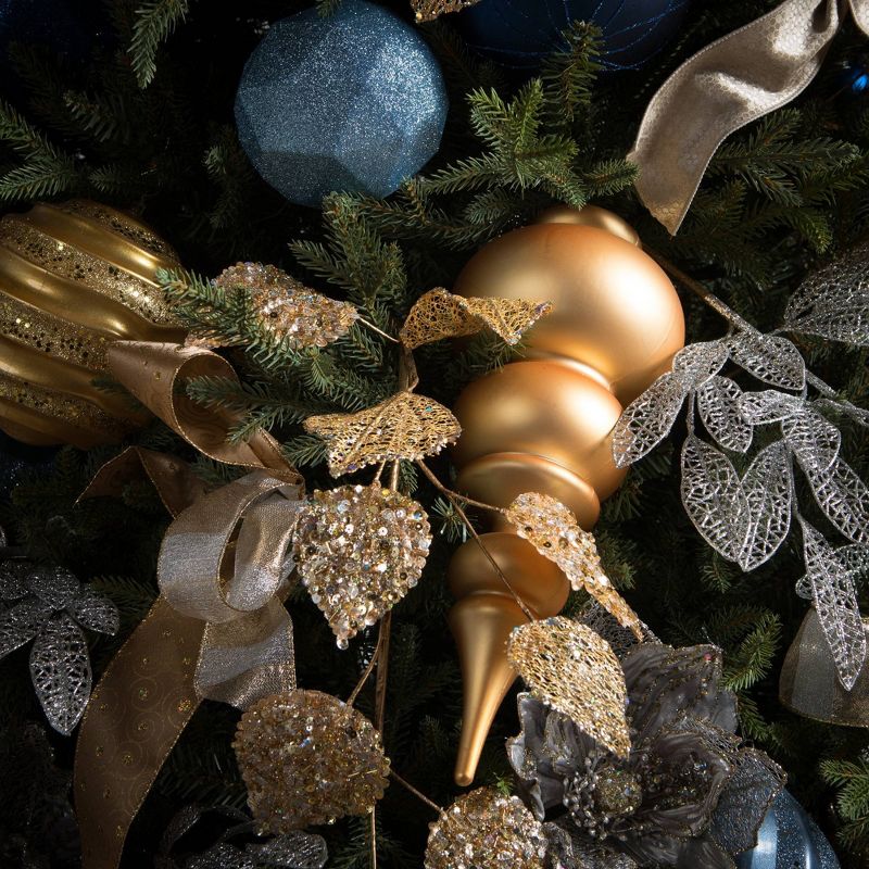 Vickerman 14" Copper Gold Matte Finial UV Coated Drilled Cap