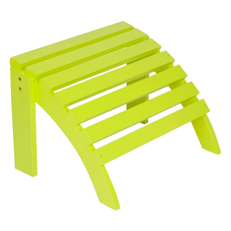 Mirabelle Outdoor Ottoman - Gold - Adore Decor