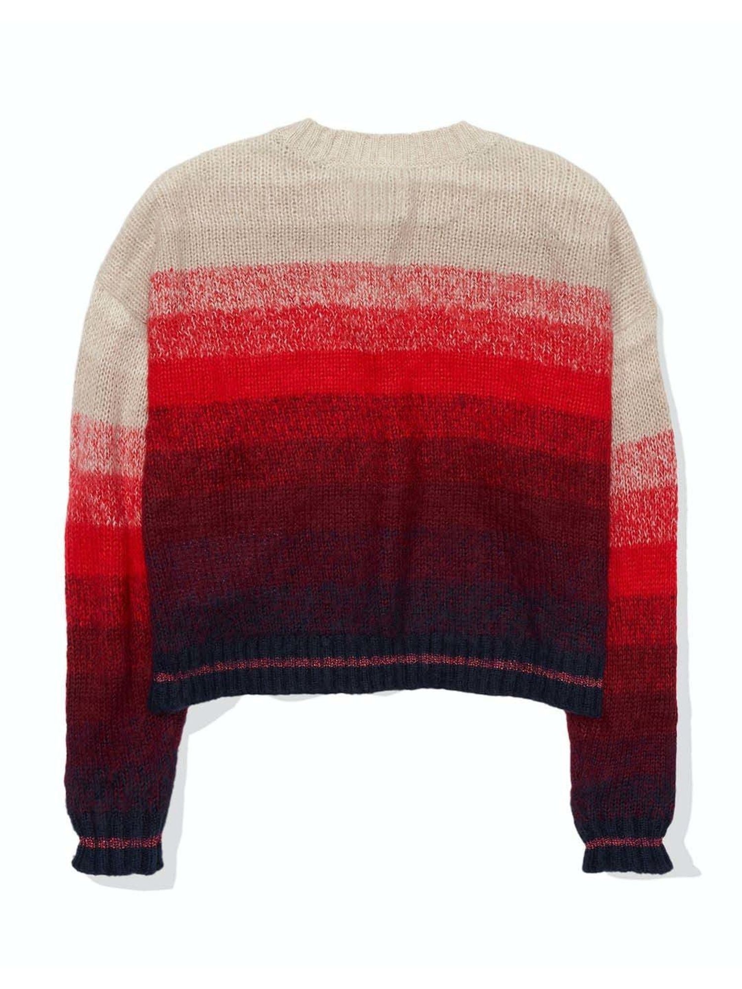 American Eagle Outfitters Red Striped Sweater