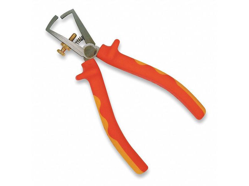 WESTWARD 3WY52 5-1/4" Insulated Diagonal Cutters, Flush Cut
