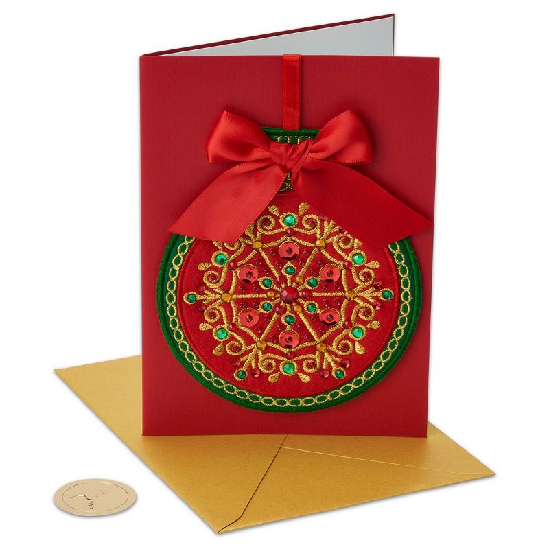 Hangable Felt Christmas Ornament Card - PAPYRUS