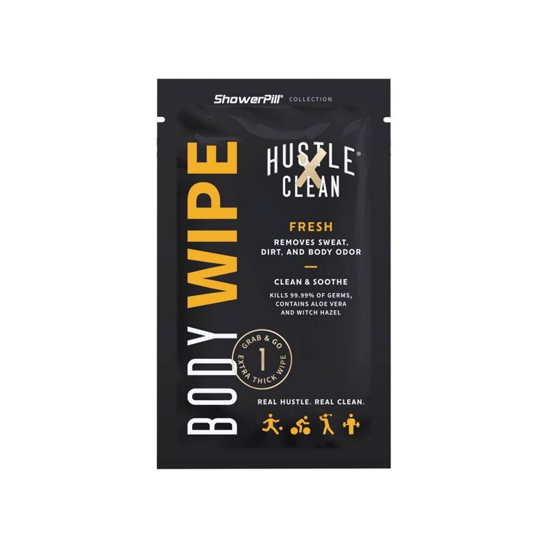 Hustle Clean Body Wipes 10pc