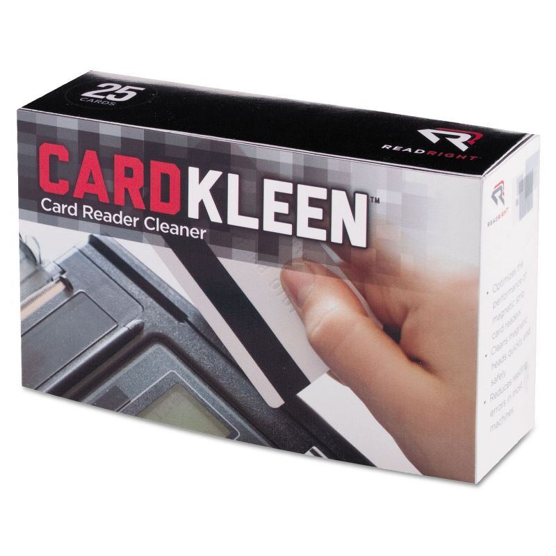 Read Right CardKleen Presaturated Magnetic Head Cleaning Cards 2 1/2" x 5 1/4" 25/Box RR1222