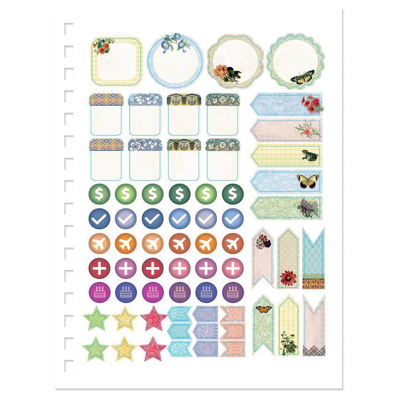 2021-22 17 Month Agenda Planner 9.5" x 11" Botanical Gardens - Wells St. by Lang