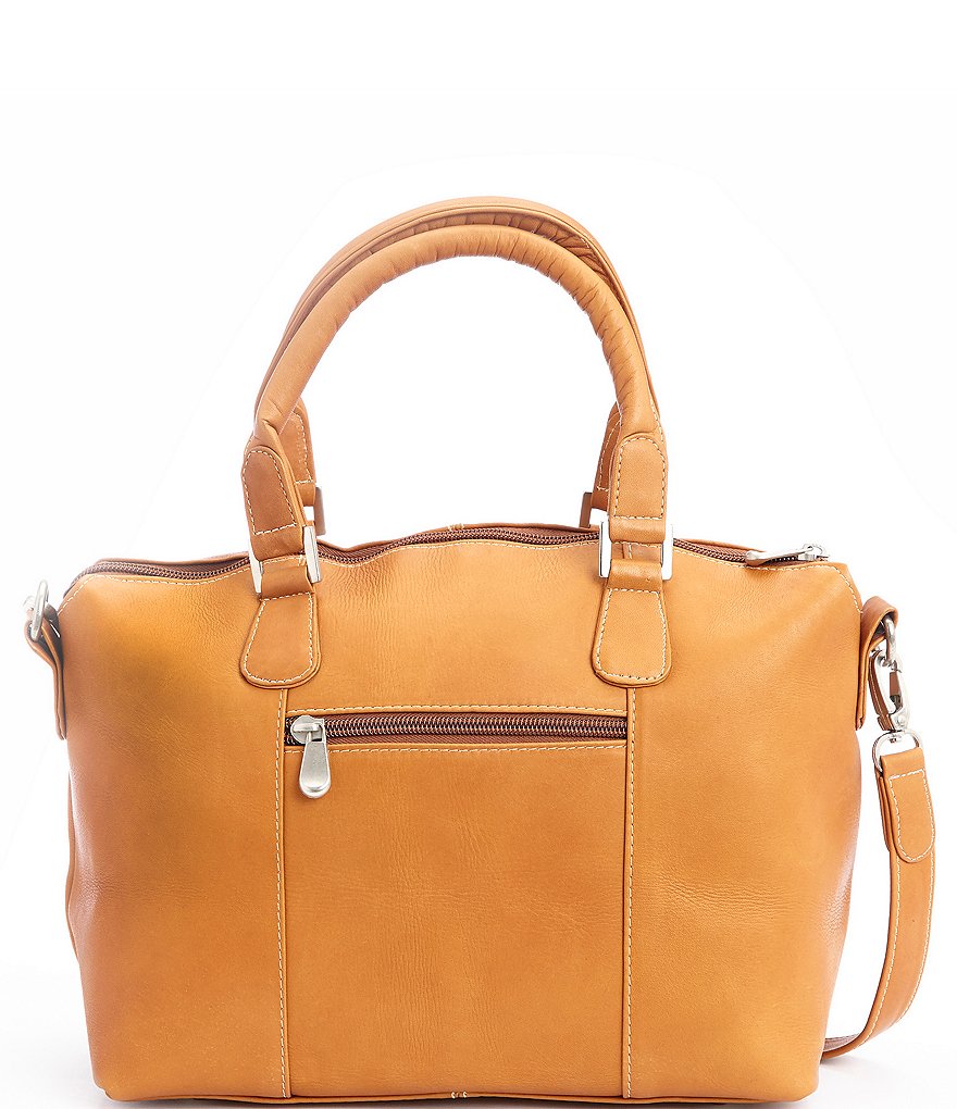 ROYCE New York Leather Luxury Travel Weekender Duffel Bag