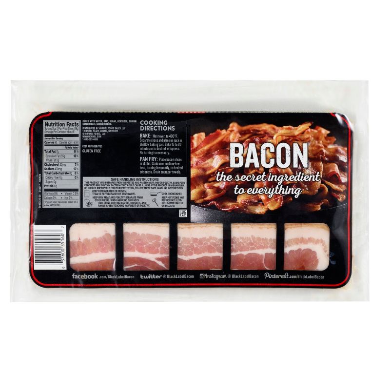 Hormel Black Label Original Bacon - 16oz