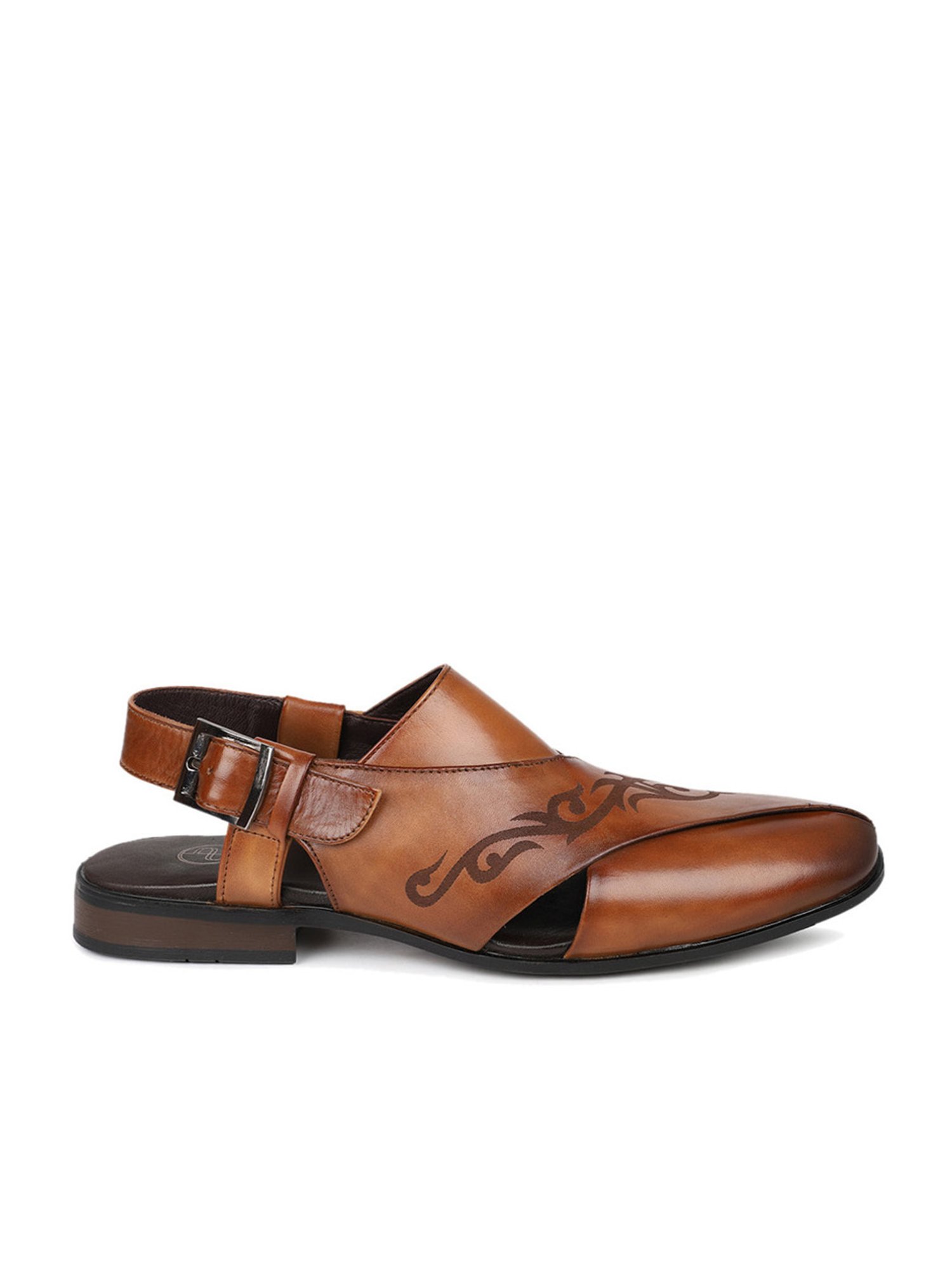 Privo by Inc.5 Men's Tan Back Strap Sandals