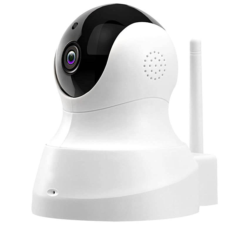 Security Camera Wireless Camera IP Camera with Night Vision Twoway Audio 24Ghz Wifi Indoor Home Dome Camera for Pet Baby Remote Surveillance Monitor with MicroSD Slot Android iOS App