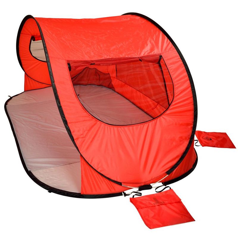 Picnic at Ascot Extra Large Instant Easy Beach Tent Sun Shelter - Red