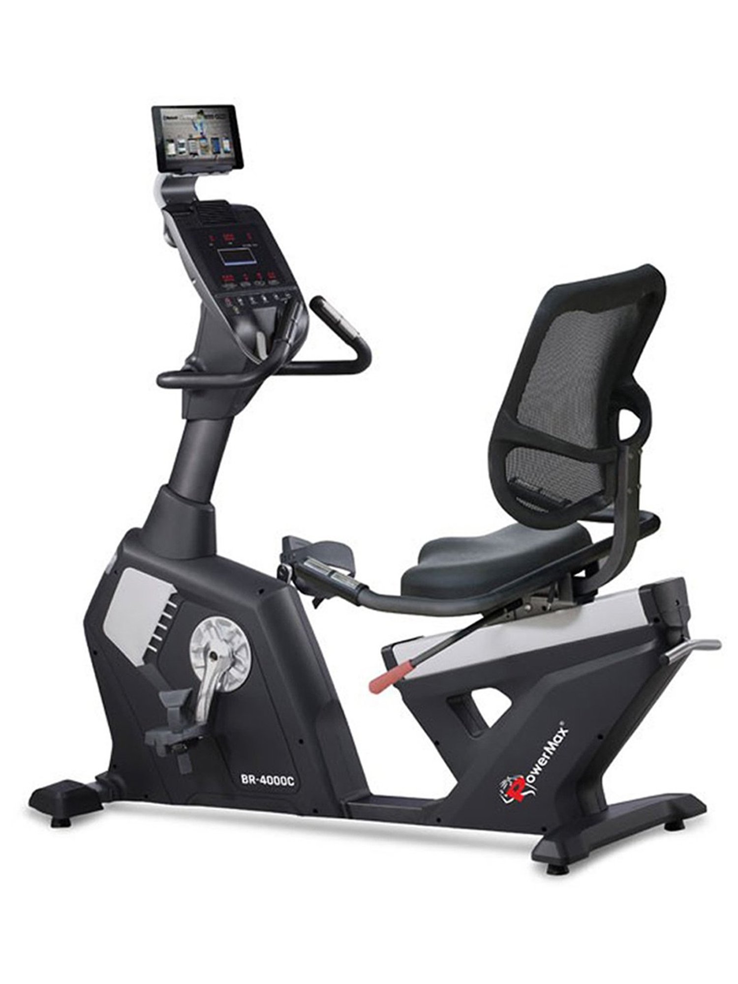 PowerMax Fitness BR-4000C Recumbent Bike (Black)