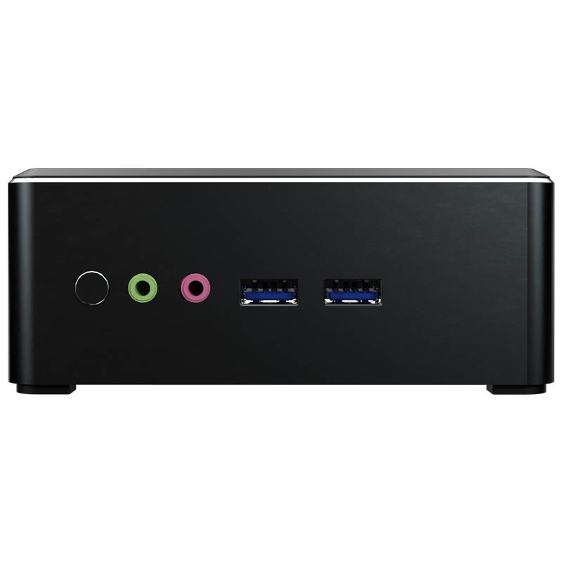 MINIPC  MN25(Mini PC)AMD R5 Black Mini / Booksize Barebone System, Processor 16GB RAM 512GB SSD, Dual Band WiFi Gigabit Ethernet BT 4.1Support Auto Power On