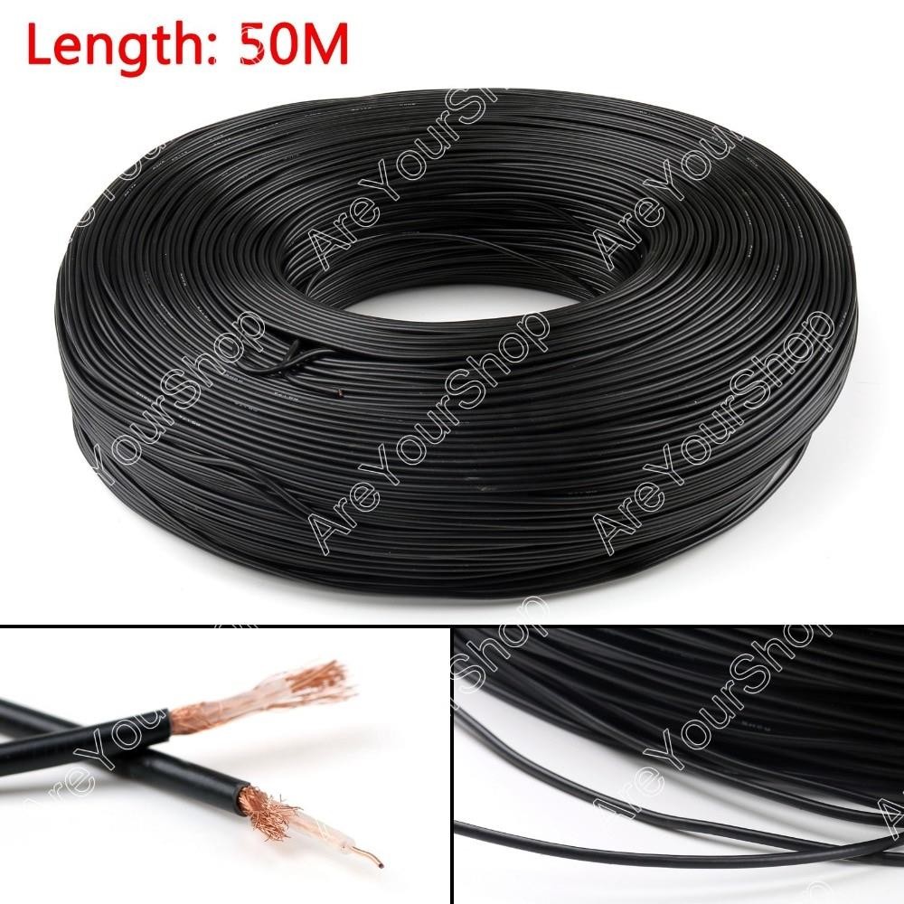 5000cm 50ohm M17/119-RG174 Coax Pigtail RG174 RF Coaxial Cable Connector 164ft  Plug Jac