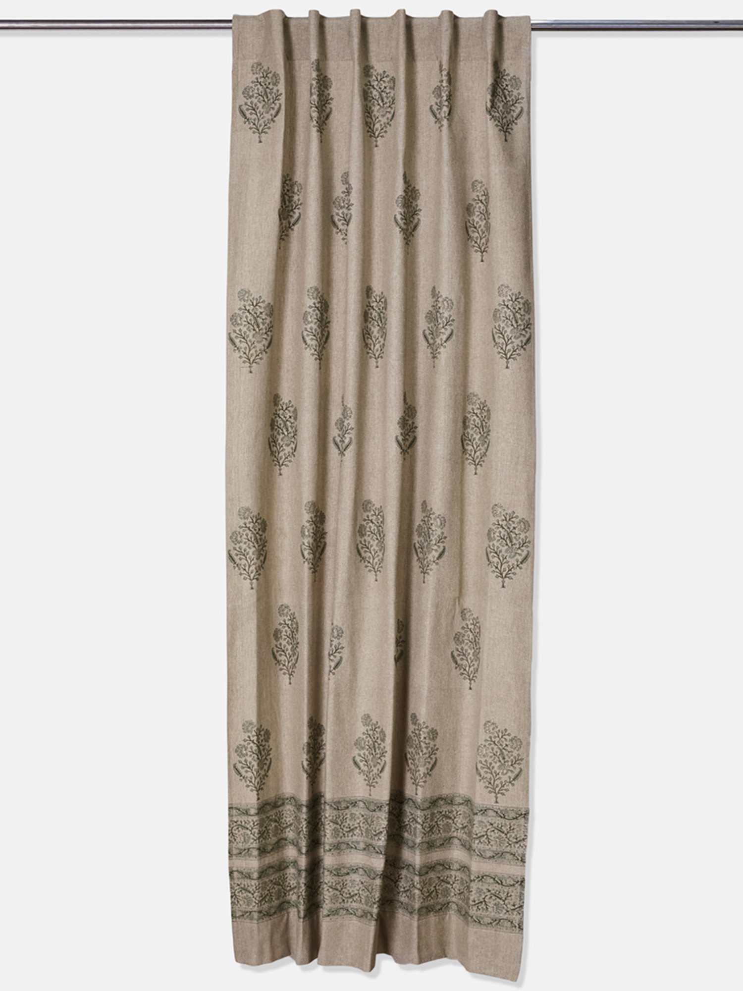 Fabindia Home Multicolor Cotton 9 ft Long Door Curtain