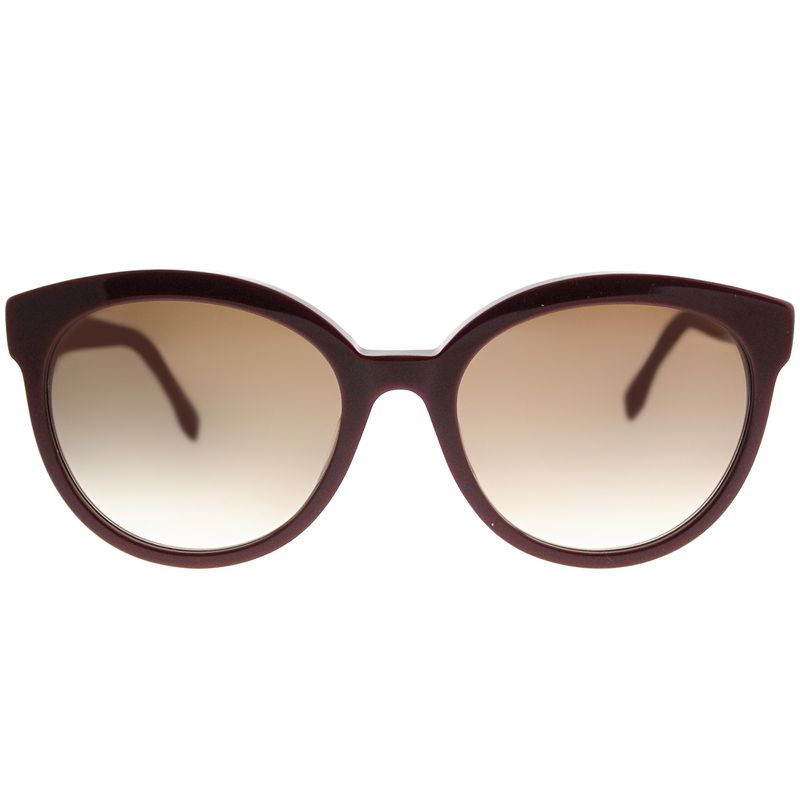 Fendi Fun Fair FF 0268 LHF 8G Womens Cat-Eye Sunglasses Opal Burgundy 56mm