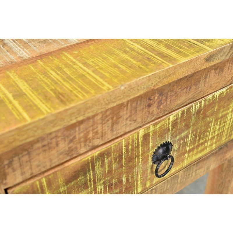 Solid Mango Wood Coffee Table Natural - Timbergirl