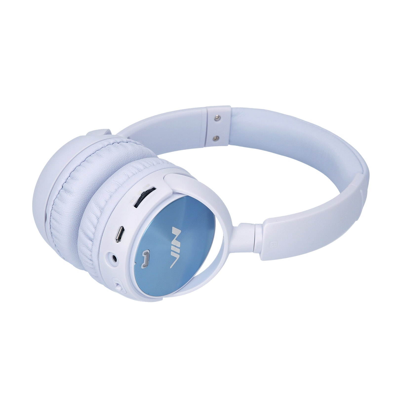 NIA Q2 Foldable On Ear Headset Wireless Bluetooth Headphones 3.5mm AUX IN Music Earphone TF Card MP3 Player FM Radio with Microphone APP Control