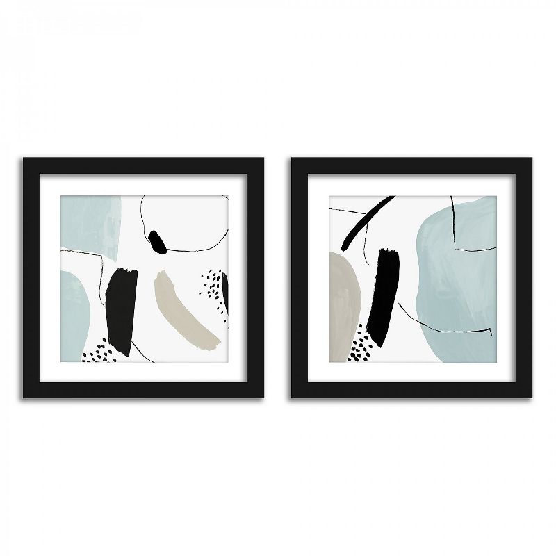 21" x 21" Weaving I by Mike Schick Framed Wall Art Print - Amanti Art