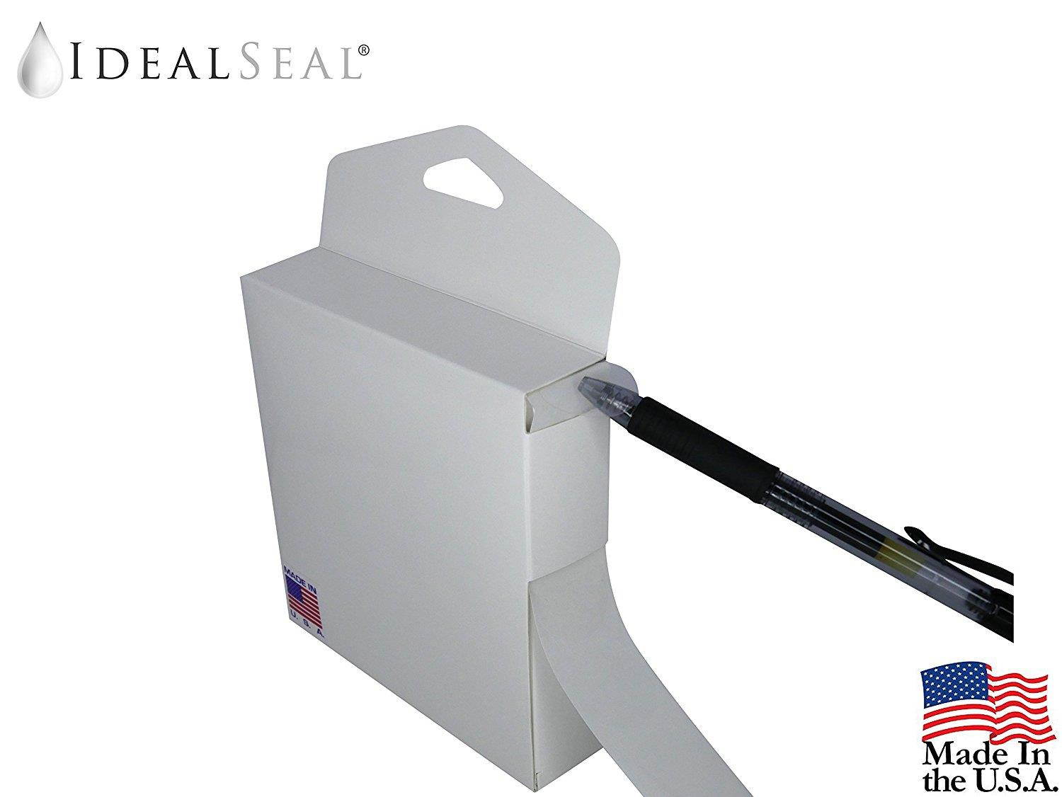 500 Super Gloss Clear Round Stickers (With Dispenser Box) Clear Retail Package Seals Mailing Seals Envelope Seals USA (5 Boxes (2500))