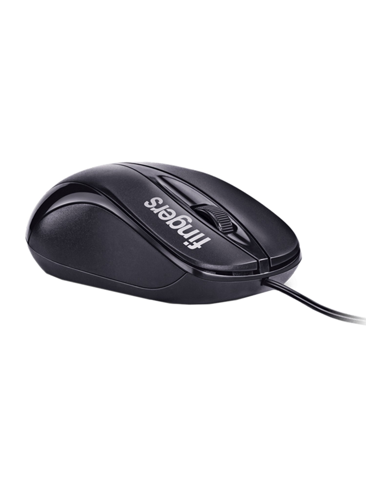 Fingers Velvet C4 Wired Keyboard & Mouse Combo (Black)