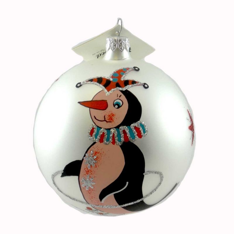 Laved Italian Ornaments Penguin Jester Ball Christmas Stars  -  Tree Ornaments