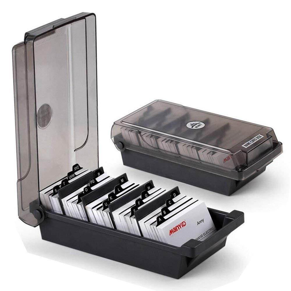 MyLifeUNIT Business Card Holder, Name Card Organizer with Dividers and Index Tabs (500 Cards)