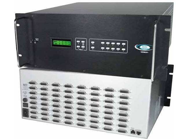 NTI SM-16X16-DVI-LCD DVI Video Matrix Switch w/2-Yr Warranty