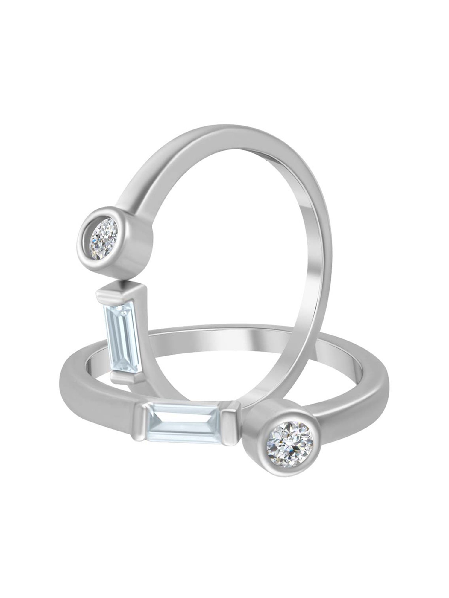 Rihi by P.C. Chandra Jewellers 925 Silver Toe-Rings for Women & Girls
