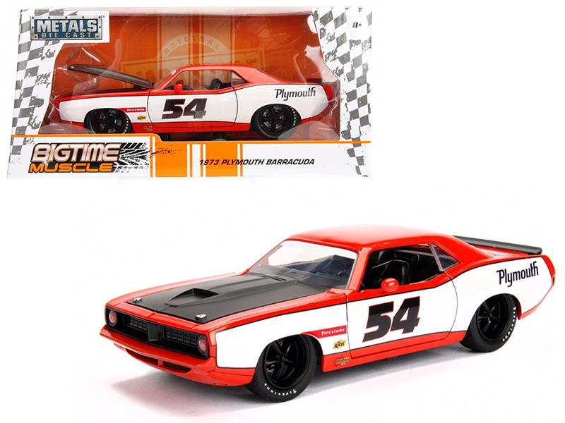 1971 Plymouth Barracuda Tahitian Walnut Metallic and White with White Vinyl Top Limited Edition to 258 pieces Worldwide 1/18 Diecast Model Car by ACME
