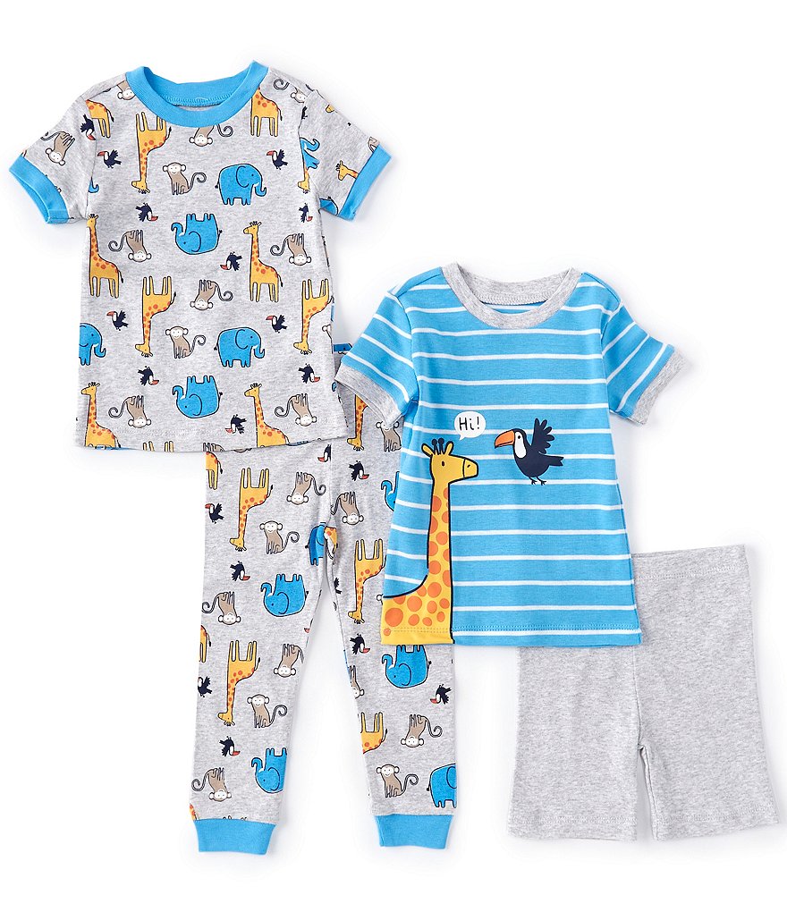 Luvable Friends Baby Boy Cotton Long-Sleeve Gowns 3pk, Little Man, 0-6 Months