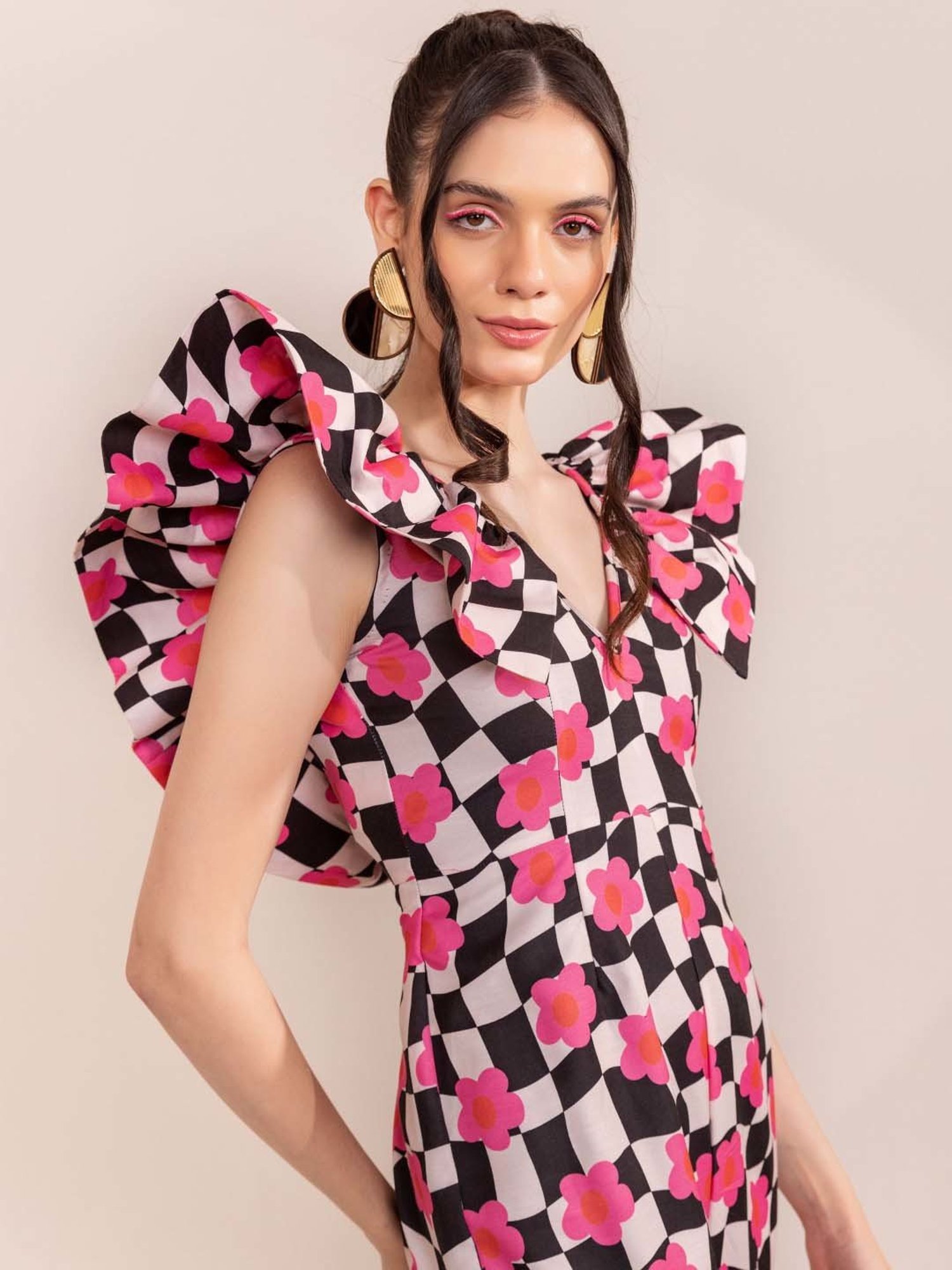 KAORI BY SHREYA AGARWAL Multicolored Printed Jumpsuit