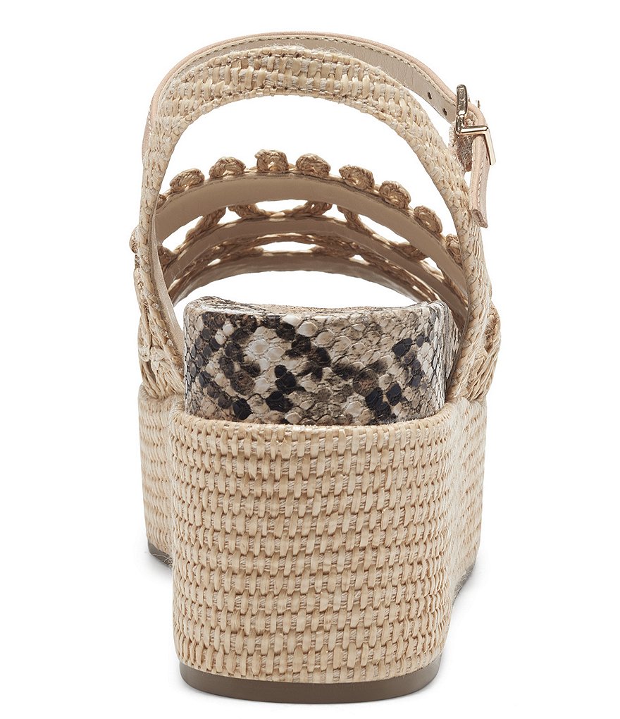 Jessica Simpson Camilia Raffia Platform Wedges