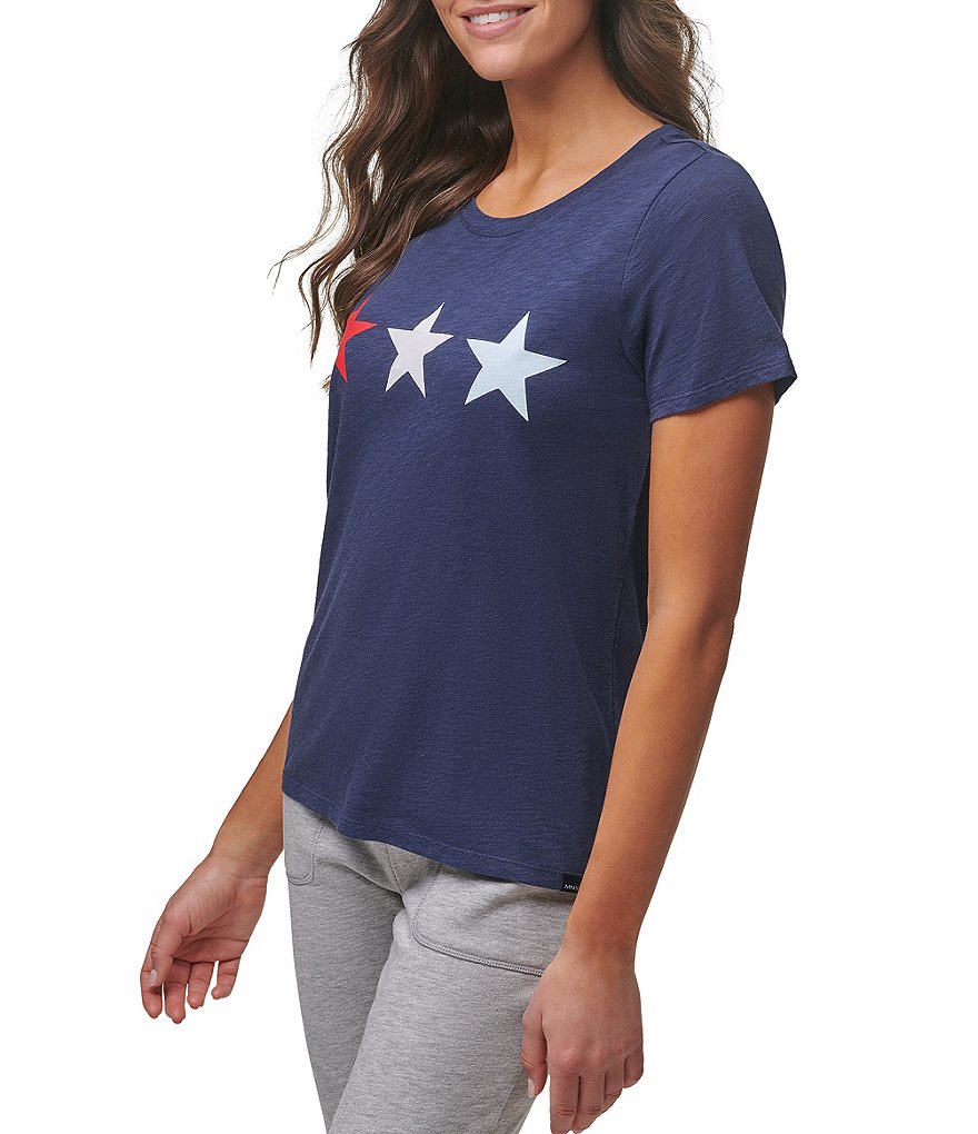 Marc New York Short Sleeve Americana Star Graphic Tee