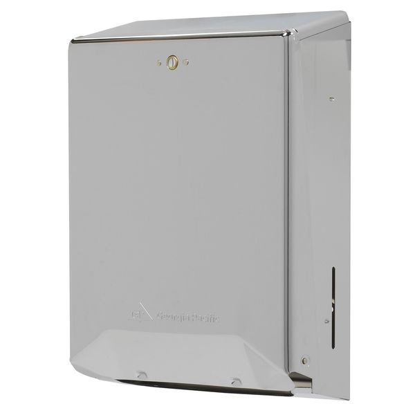 GEORGIA-PACIFIC 56620 15"H x 11-1/4"W, Multifold Dispenser, Chrome