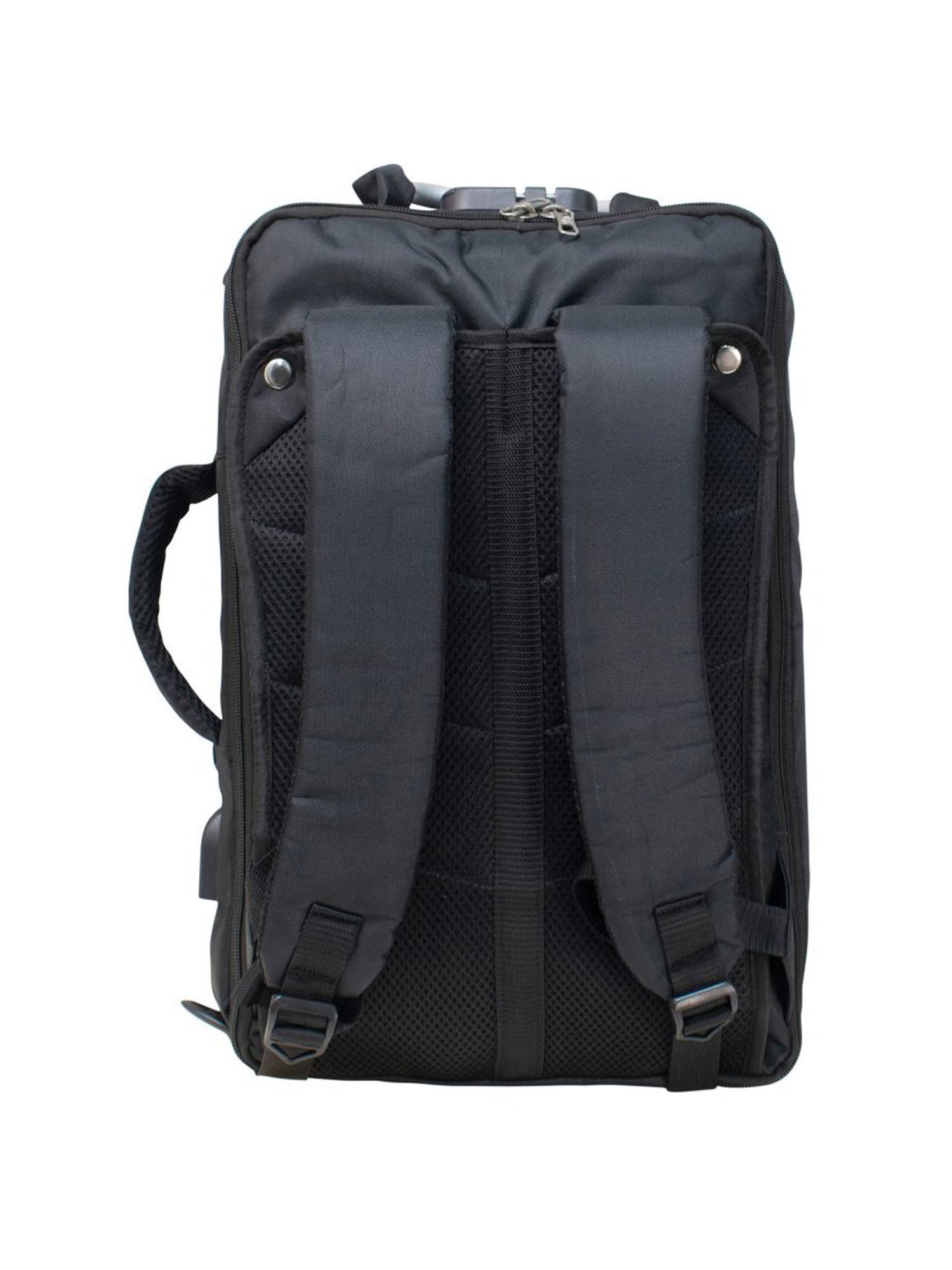 Swiss Military 17 Ltrs Black Large Convertible Laptop Backpack with USB Charging Port