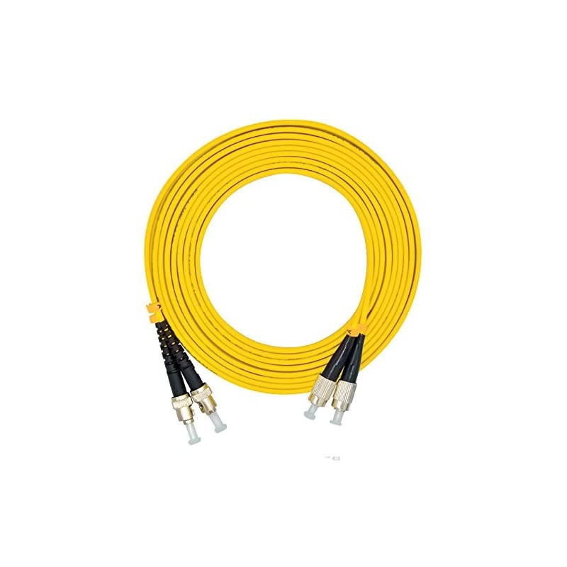 1Meter 3ft FC to ST Duplex 9125 SingleMode Fiber Optic Cable Jumper Optical Patch Cord FCST