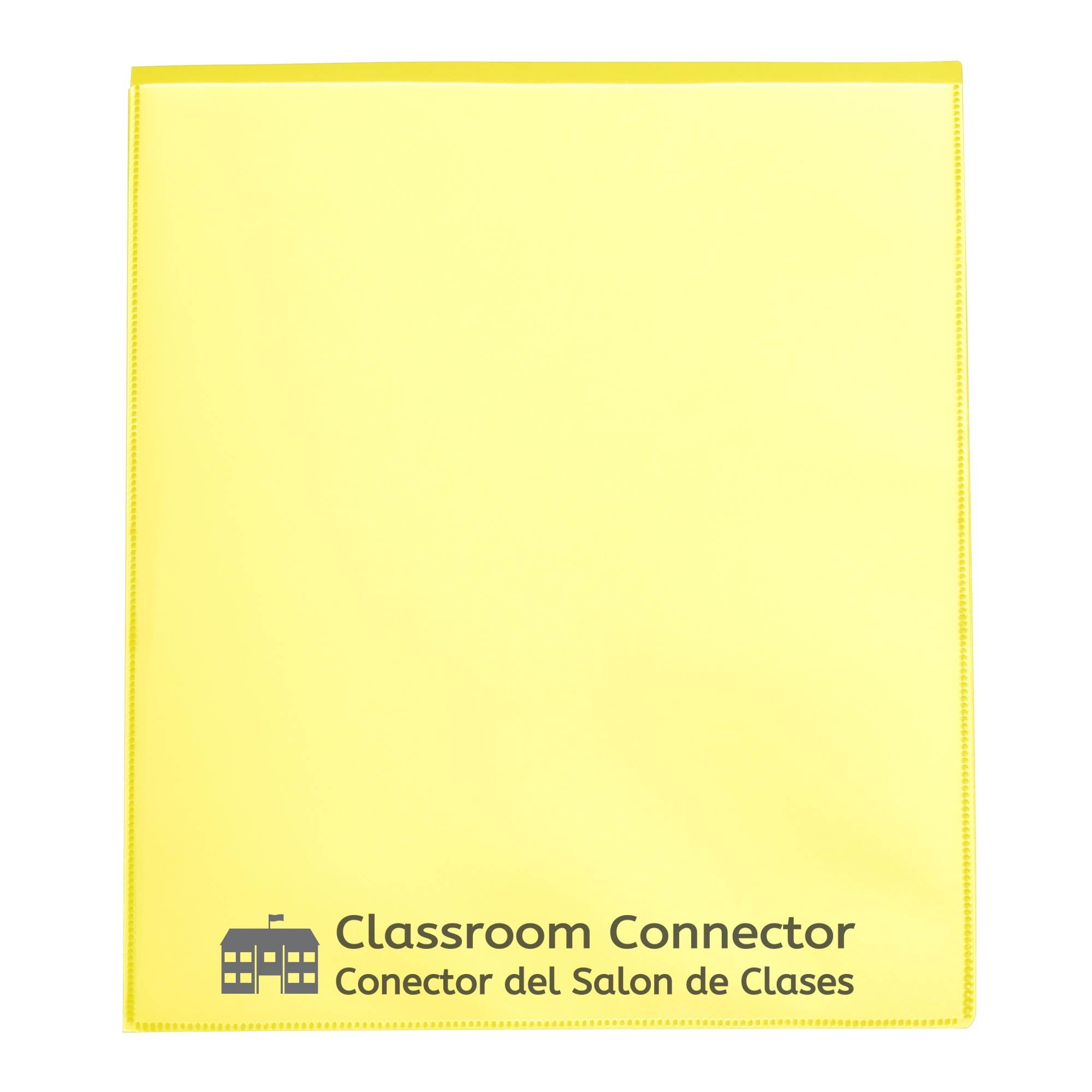 C-Line Classroom Connector Folders 9"x11-3/4" 25/BX Yellow 32006
