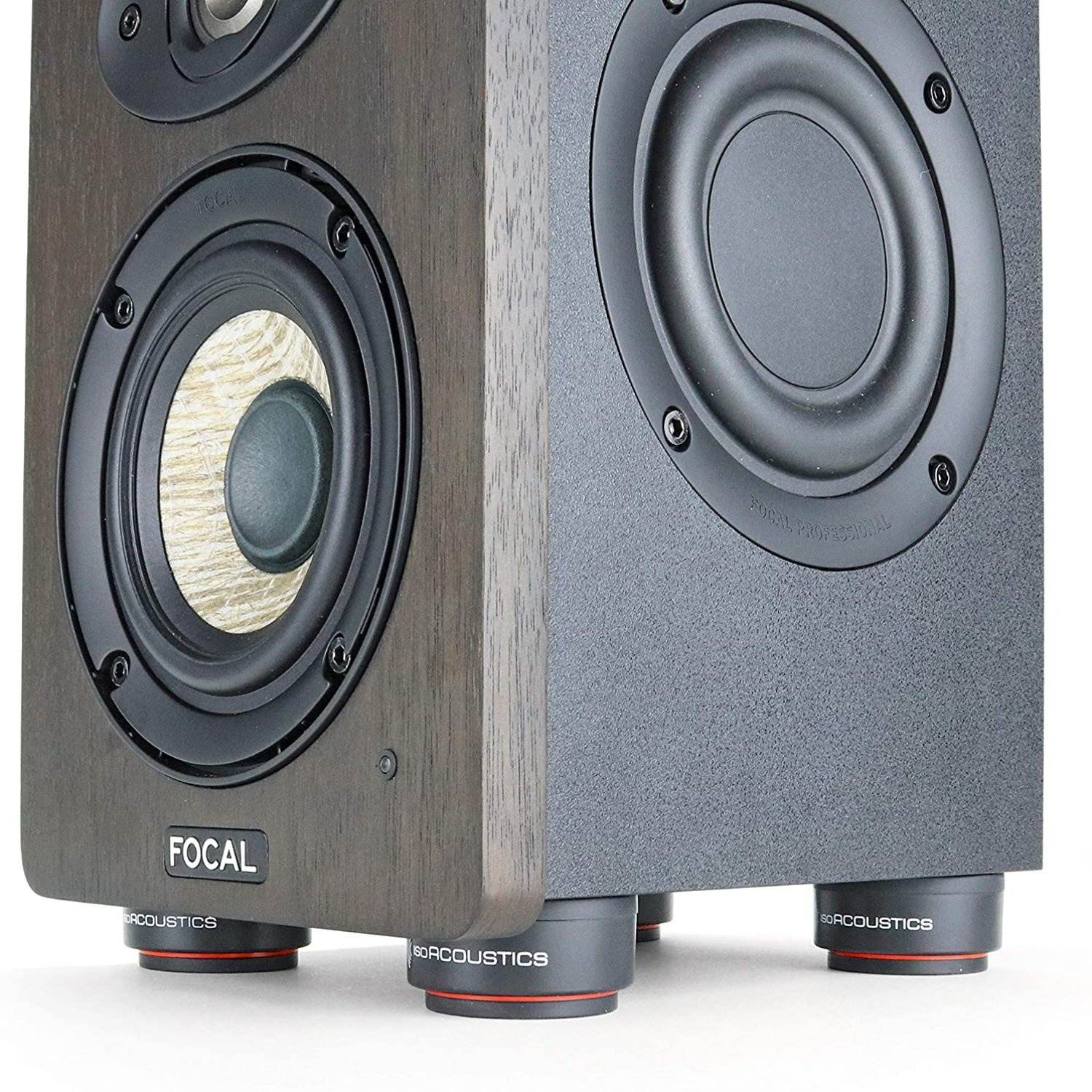 IsoAcoustics ISO-PUCK MINI Vibration Isolators for Small Studio Monitors and Speakers (8-pack)