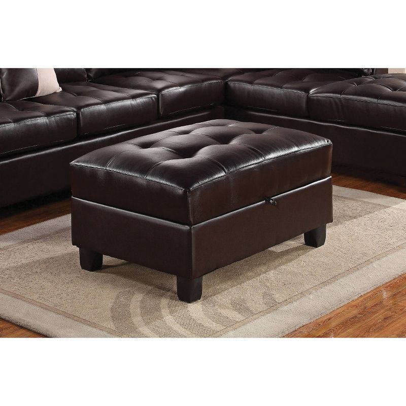 Storage Ottomans Espresso Brown - Acme Furniture
