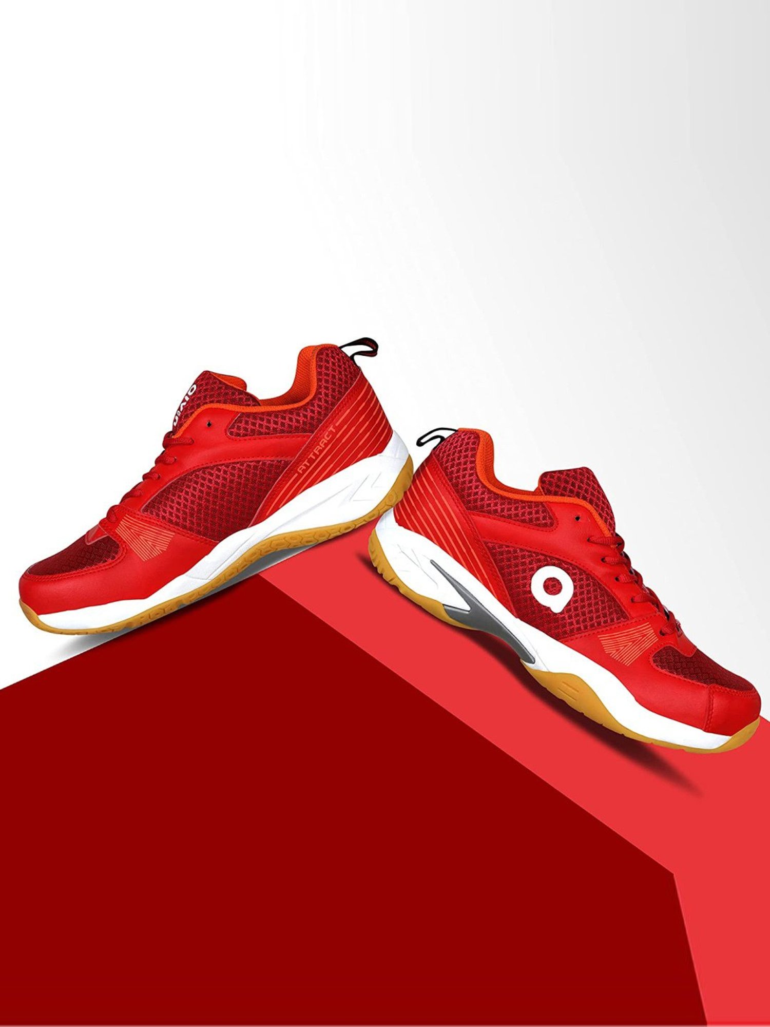 AIVIN Men's Attract Red Tennis Shoes