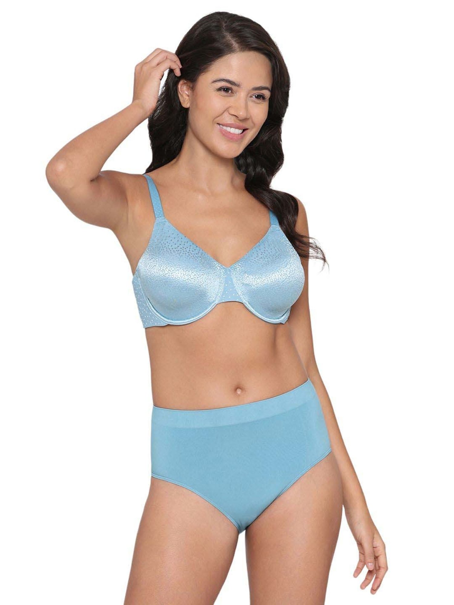 Wacoal Turquoise Self Pattern Everyday Bra