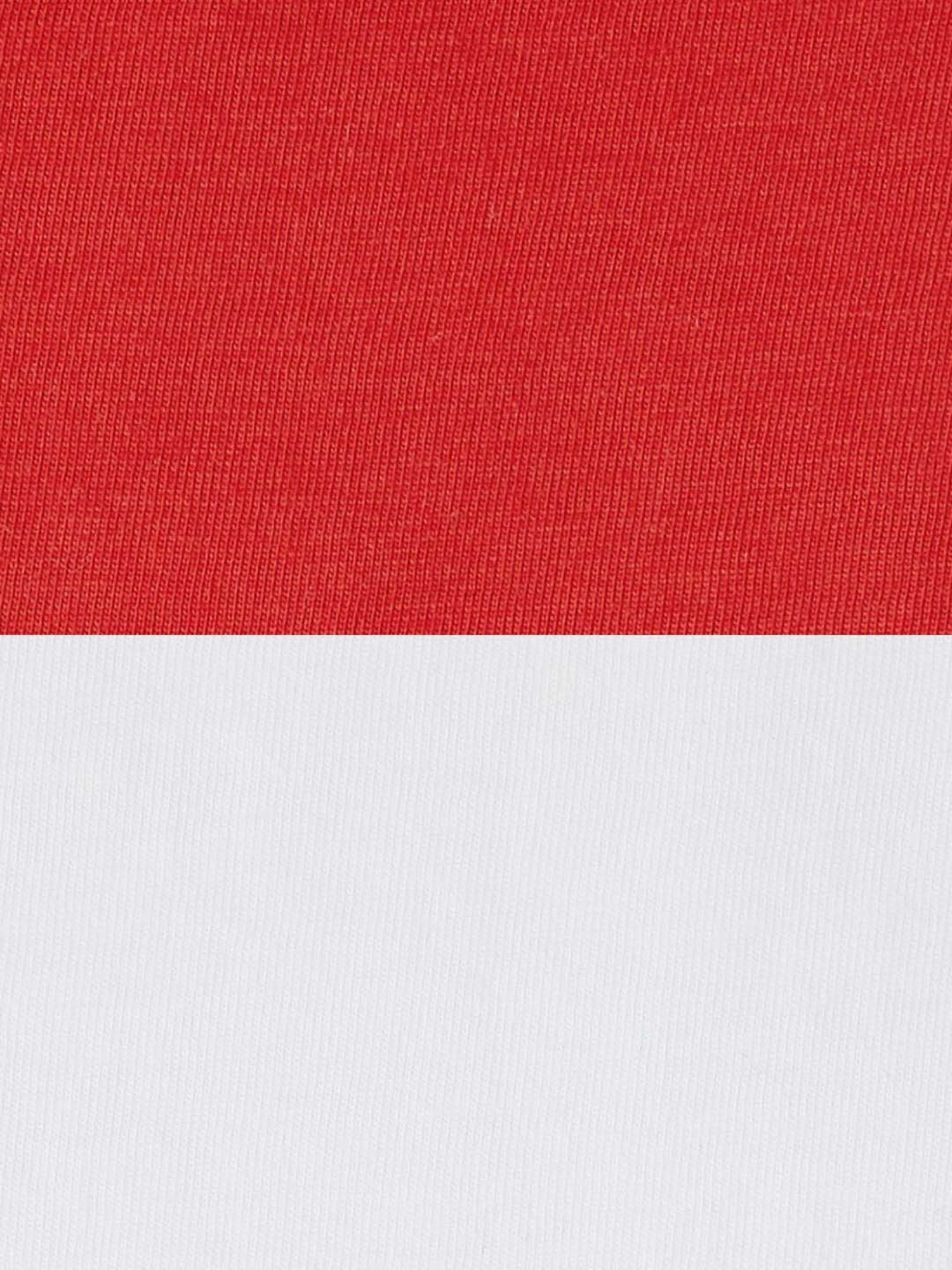 Pantaloons Baby Kids Red & White Cotton Printed Full Sleeves T-Shirt