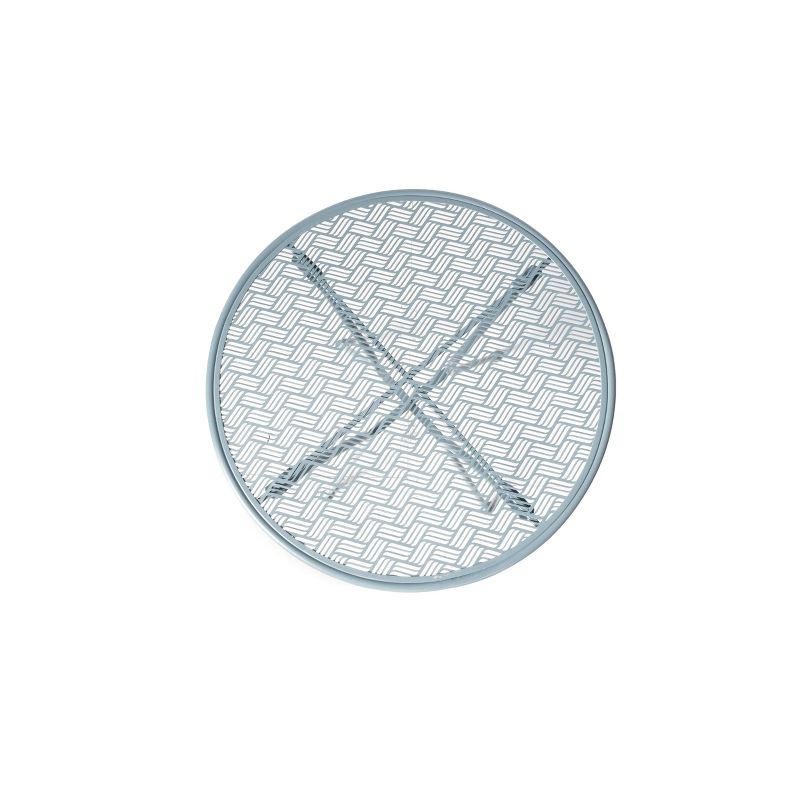 3pc Steel Bistro Set Gray - Nuu Garden