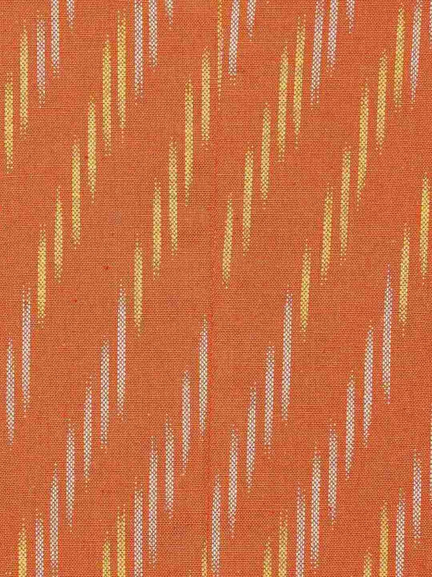 Indus Route By Pantaloons Rust Orange Cotton Regular Fit Printed Nehru Jacket