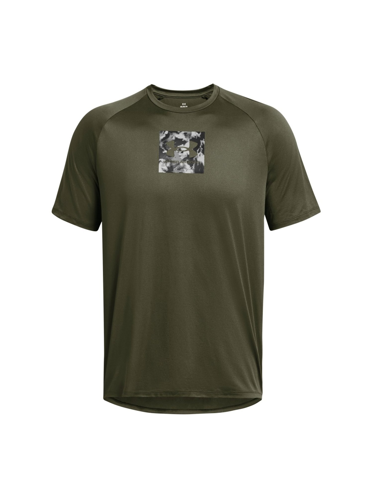 Under Armour Green Slim Fit Printed T-Shirt