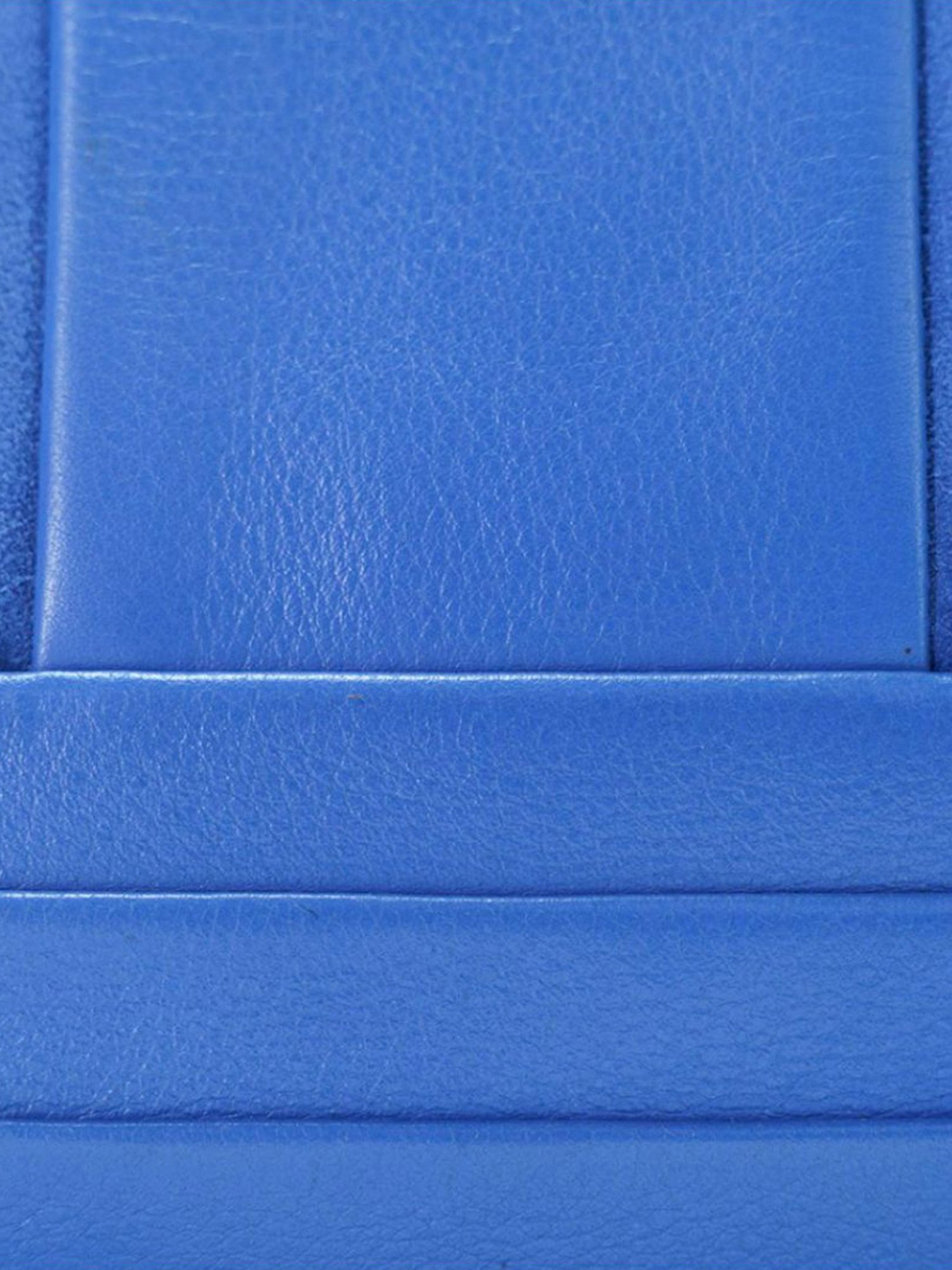 RI2K London Blue Leather Large Handbag