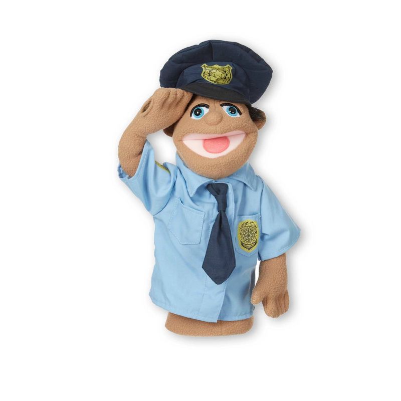 Melissa & Doug Police Officer Puppet With Detachable Wooden Rod