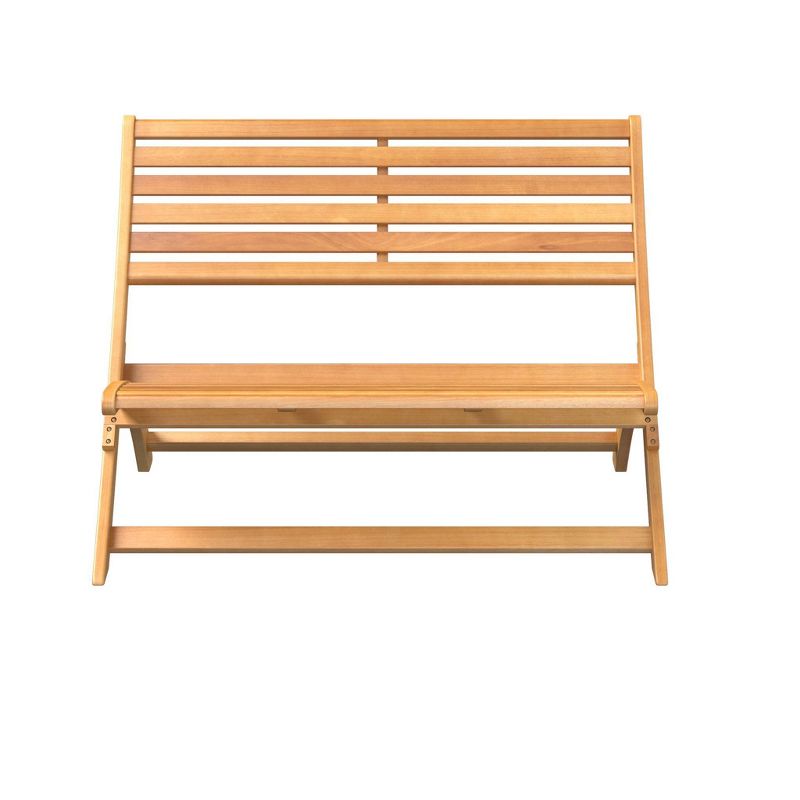 Verso Wooden Folding Bench - Balkene Home