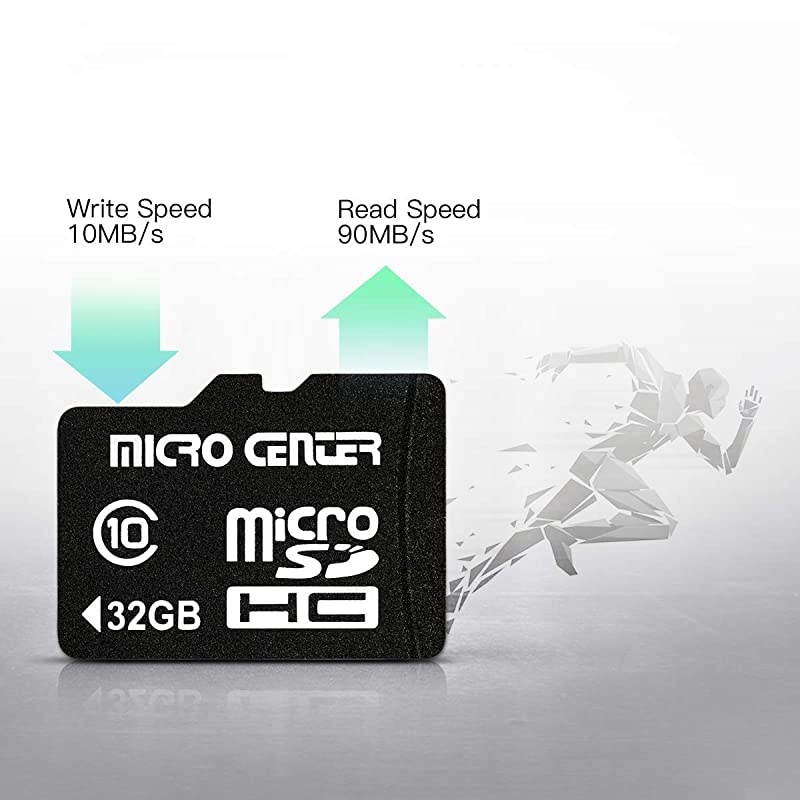 Center 32GB SD Card Class 10 SDHC Flash Memory Card with SD Card Adapter