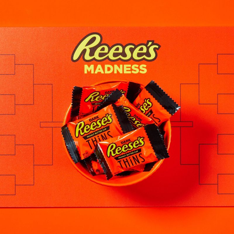 Reese's PB Cup Dark Chocolate Thins Pouch - 7.37oz